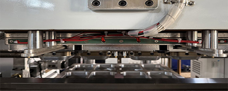 Working diagram of the thermoforming machine